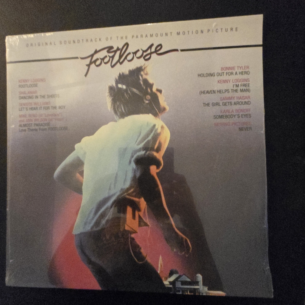 Columbia Footloose‎ Vinyl Record - Black and White